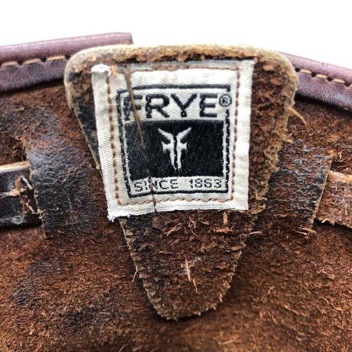 FRYE Platform Engineer Boots, Size 9 1/2M Men's 27.5cm unclear brown type Vintage Second Hand