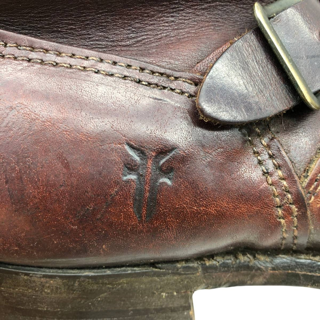 FRYE Platform Engineer Boots, Size 9 1/2M Men's 27.5cm unclear brown type Vintage Second Hand
