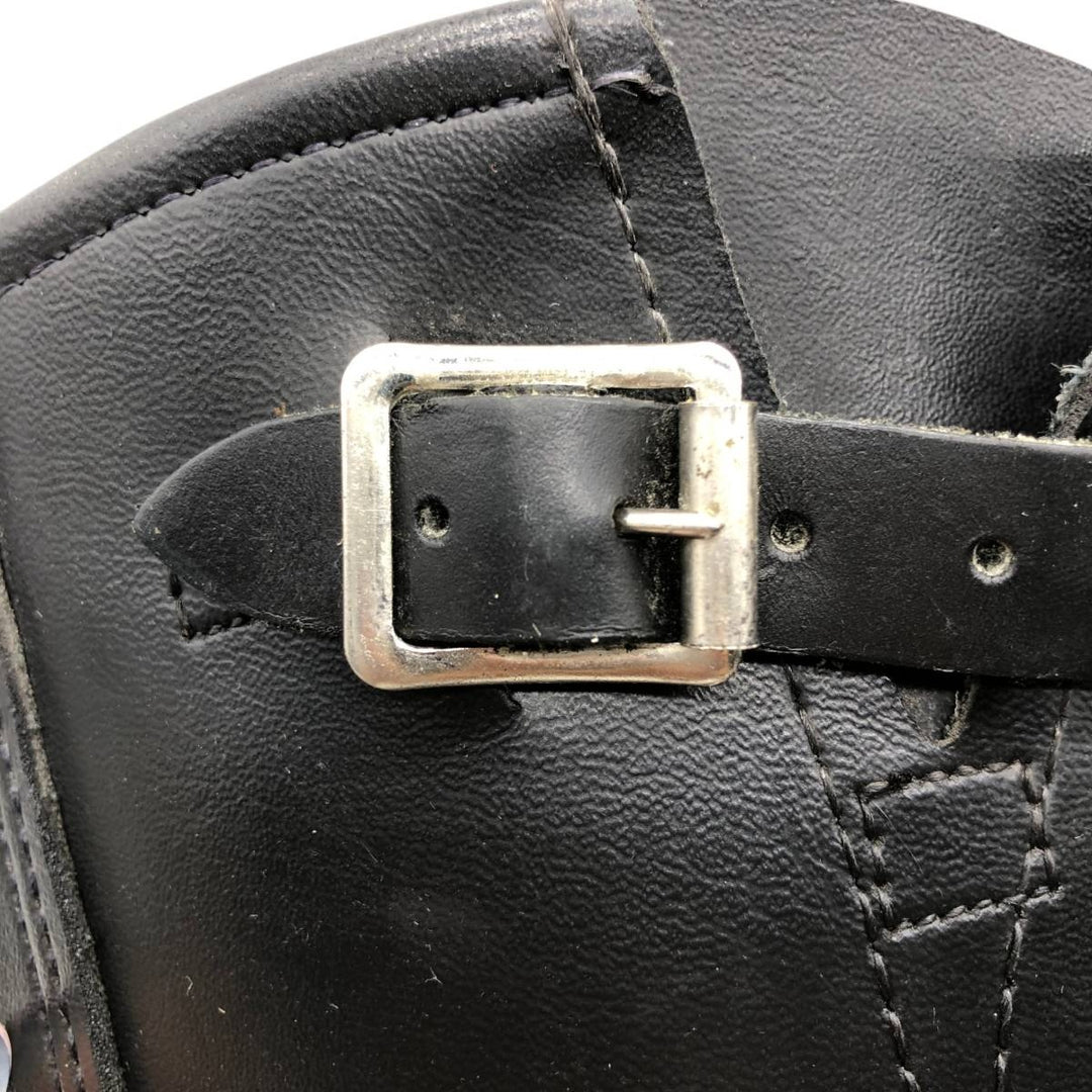 Brahma platform engineer boots, made in USA, size 8 1/2 Men's 26.5cm unclear black type Vintage Second Hand