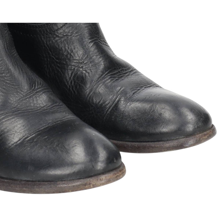 FRYE Short Western Boots Men's 26.0cm unclear black type Vintage Second Hand