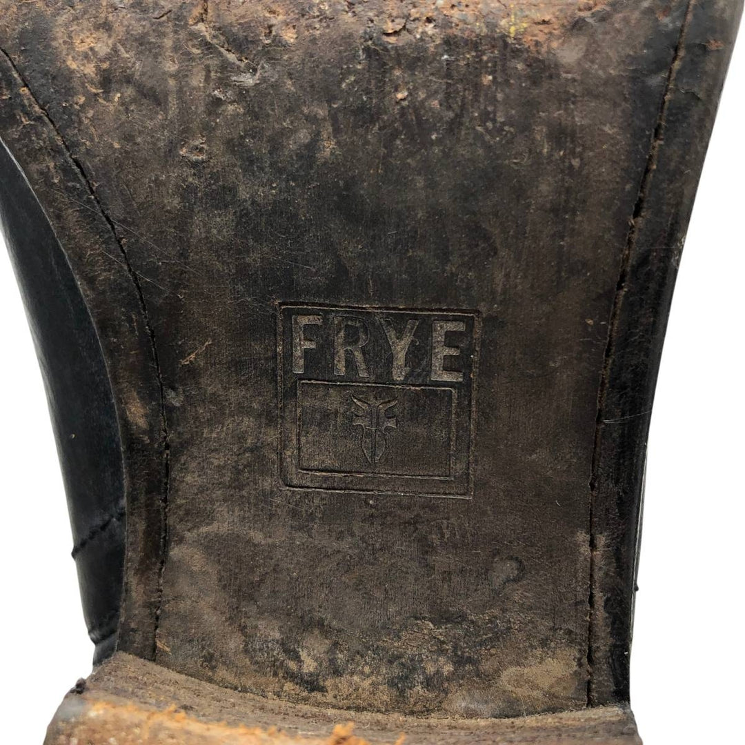 FRYE Short Western Boots Men's 26.0cm unclear black type Vintage Second Hand