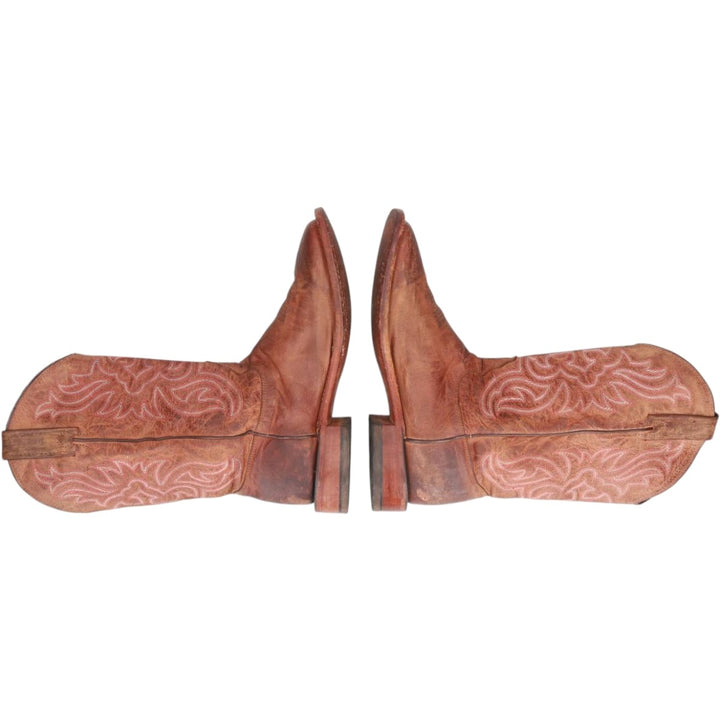 Tony Lama Western Boots, Made in USA, Size 9B Women's 27.0cm unclear red type reddish brown Vintage Second Hand