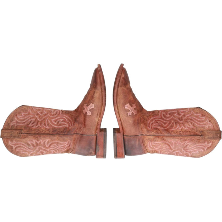 Tony Lama Western Boots, Made in USA, Size 9B Women's 27.0cm unclear red type reddish brown Vintage Second Hand