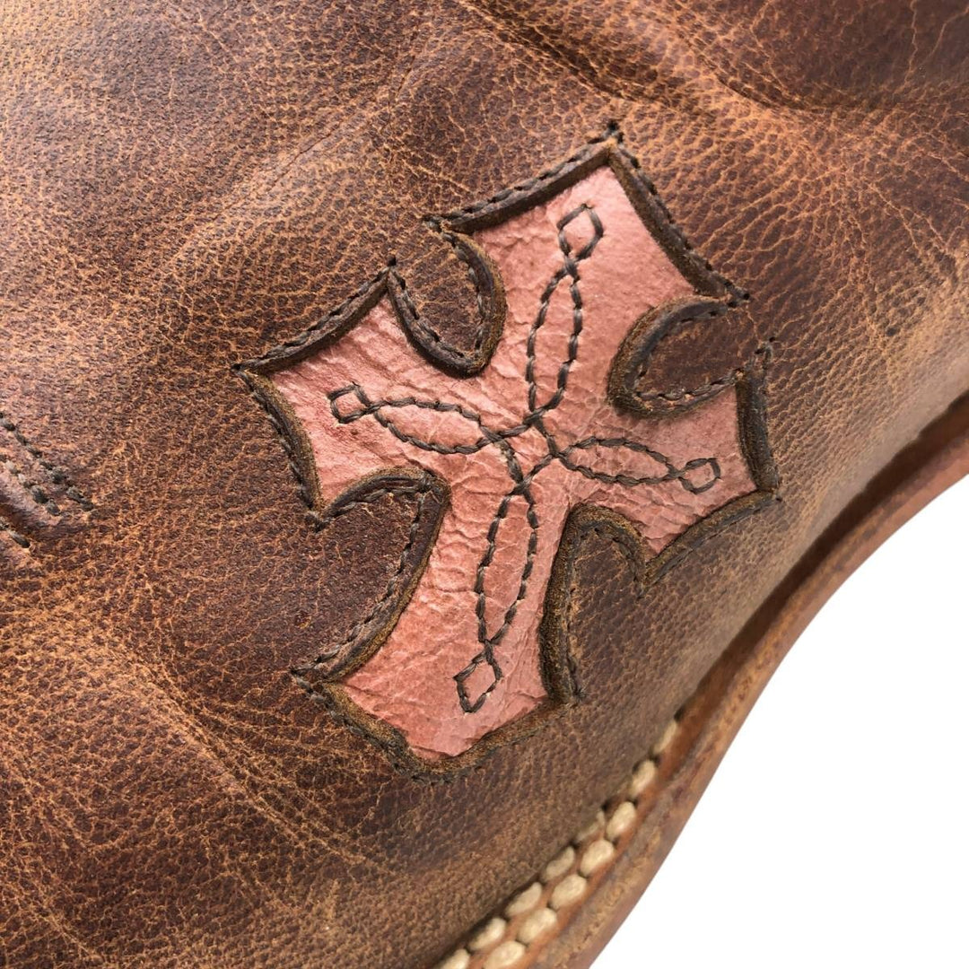 Tony Lama Western Boots, Made in USA, Size 9B Women's 27.0cm unclear red type reddish brown Vintage Second Hand