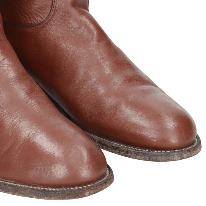 Justin Western Boots, Made in USA, Size 7 1/2D Men's 25.5cm unclear brown type Vintage Second Hand
