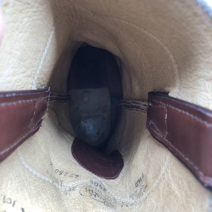 Justin Western Boots, Made in USA, Size 7 1/2D Men's 25.5cm unclear brown type Vintage Second Hand