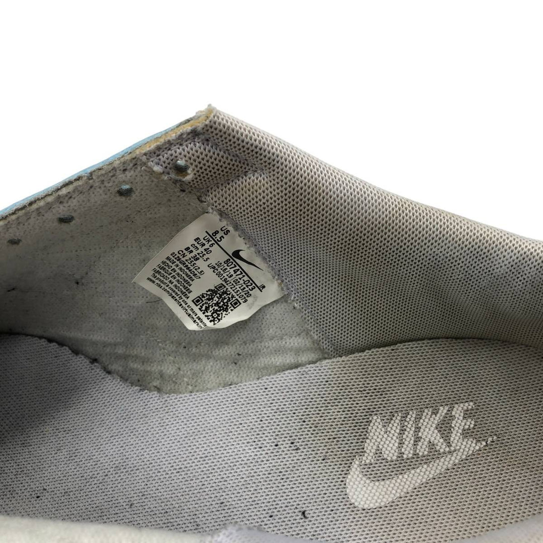 Nike WMNS CLASSIC CORTEZ LEATHER sneakers, size 8.5 Women's 25.0cm unclear Blue type light blue Vintage Second Hand