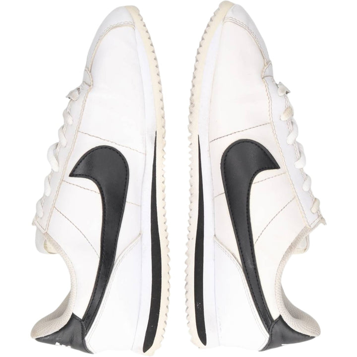 Nike Cortez Basic SL sneakers, size 6Y Women's 23.0cm unclear white type Vintage Second Hand