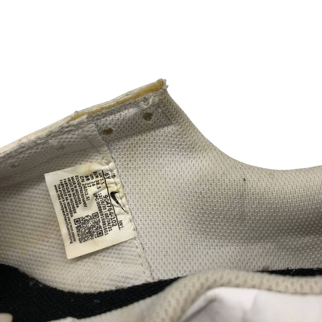 Nike Cortez Basic SL sneakers, size 6Y Women's 23.0cm unclear white type Vintage Second Hand