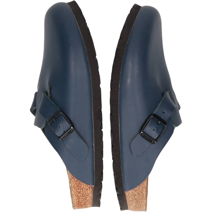 Birkenstock Boston clog sandals, made in Germany, size 36 Women's 23.0cm unclear Navy blue Vintage Second Hand