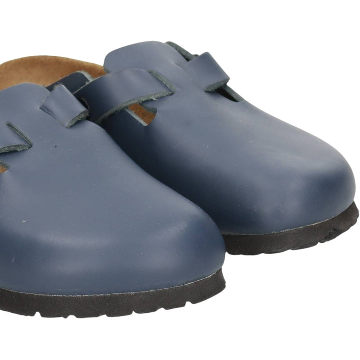 Birkenstock Boston clog sandals, made in Germany, size 36 Women's 23.0cm unclear Navy blue Vintage Second Hand