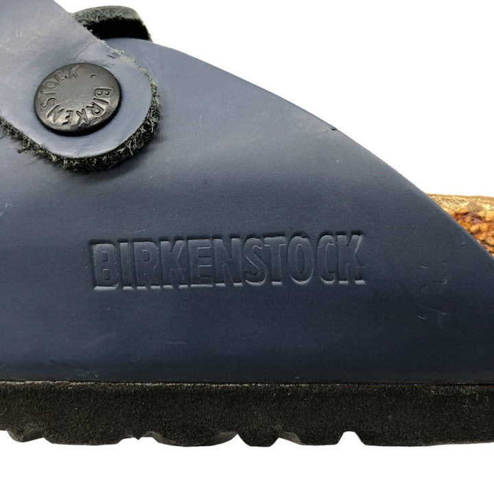 Birkenstock Boston clog sandals, made in Germany, size 36 Women's 23.0cm unclear Navy blue Vintage Second Hand