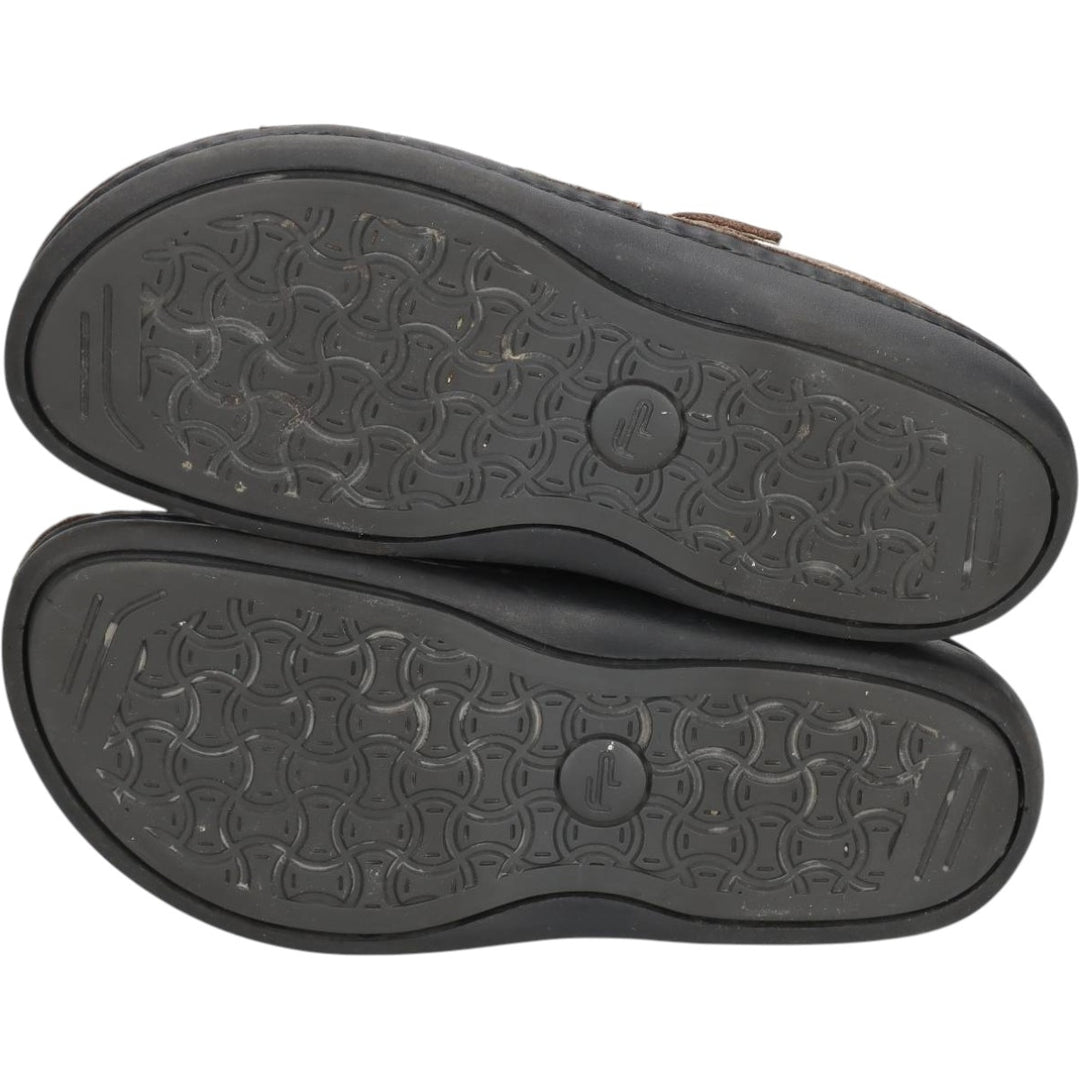 Birkenstock Footprints Leather Sandals Gurkha Sandals Women's 23.5cm genuine leather brown type Vintage Second Hand