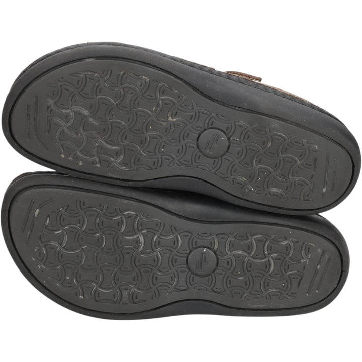 Birkenstock Footprints Leather Sandals Gurkha Sandals Women's 23.5cm genuine leather brown type Vintage Second Hand