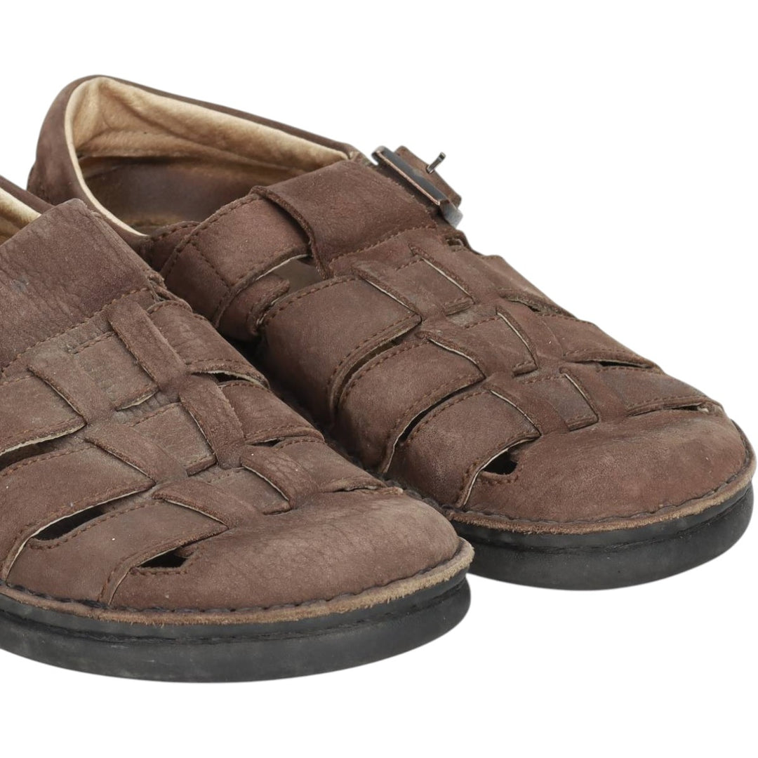 Birkenstock Footprints Leather Sandals Gurkha Sandals Women's 23.5cm genuine leather brown type Vintage Second Hand