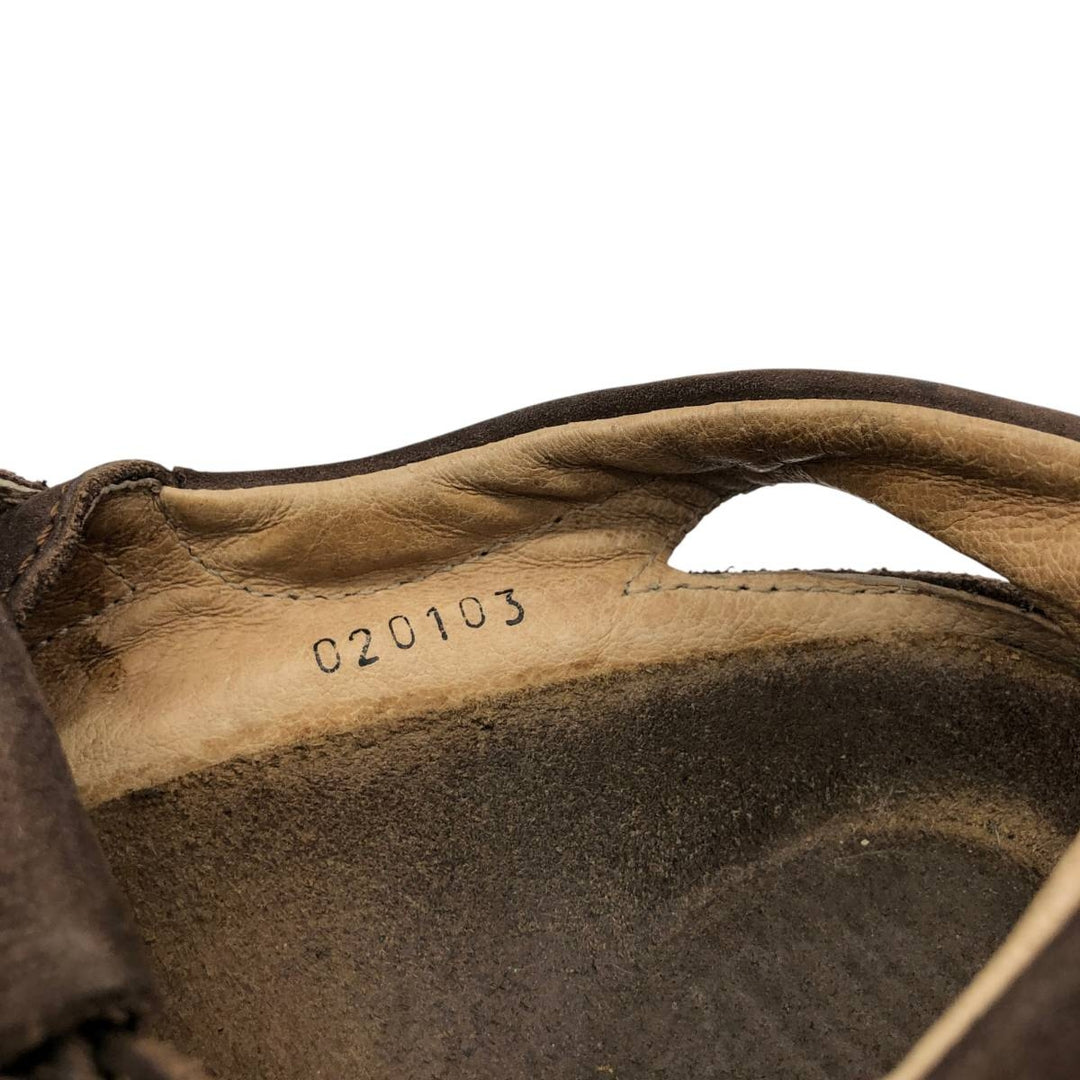 Birkenstock Footprints Leather Sandals Gurkha Sandals Women's 23.5cm genuine leather brown type Vintage Second Hand