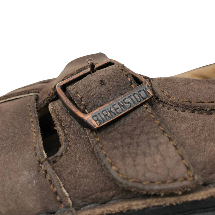Birkenstock Footprints Leather Sandals Gurkha Sandals Women's 23.5cm genuine leather brown type Vintage Second Hand