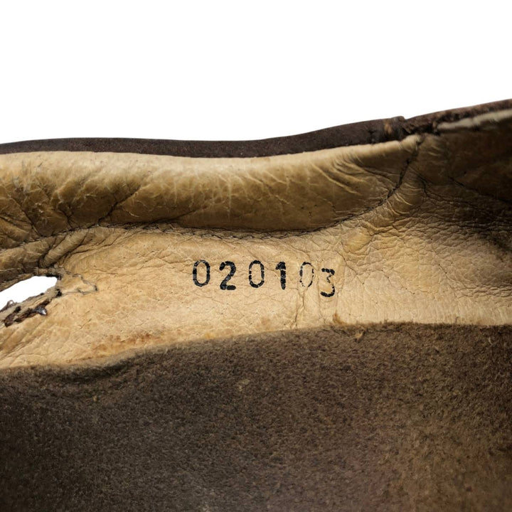 Birkenstock Footprints Leather Sandals Gurkha Sandals Women's 23.5cm genuine leather brown type Vintage Second Hand
