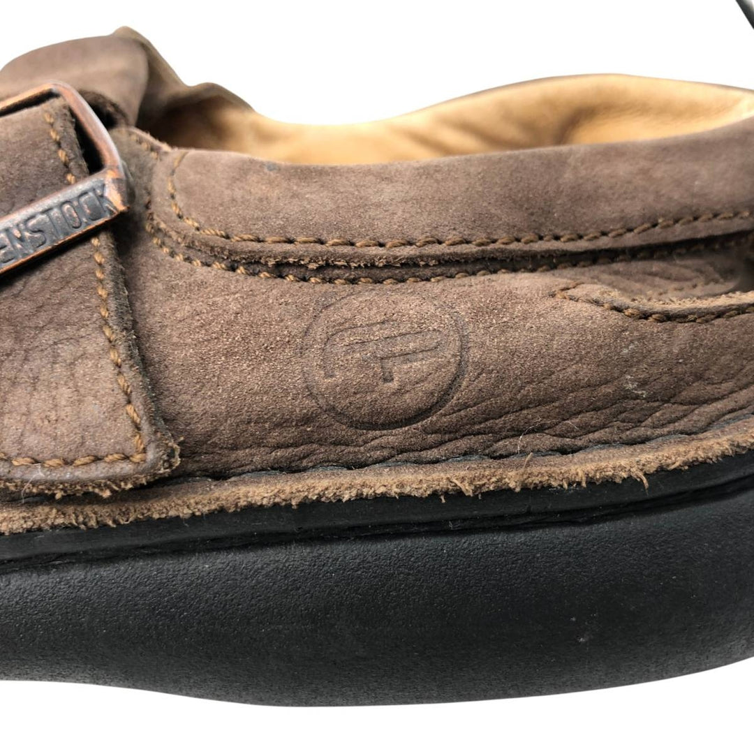 Birkenstock Footprints Leather Sandals Gurkha Sandals Women's 23.5cm genuine leather brown type Vintage Second Hand