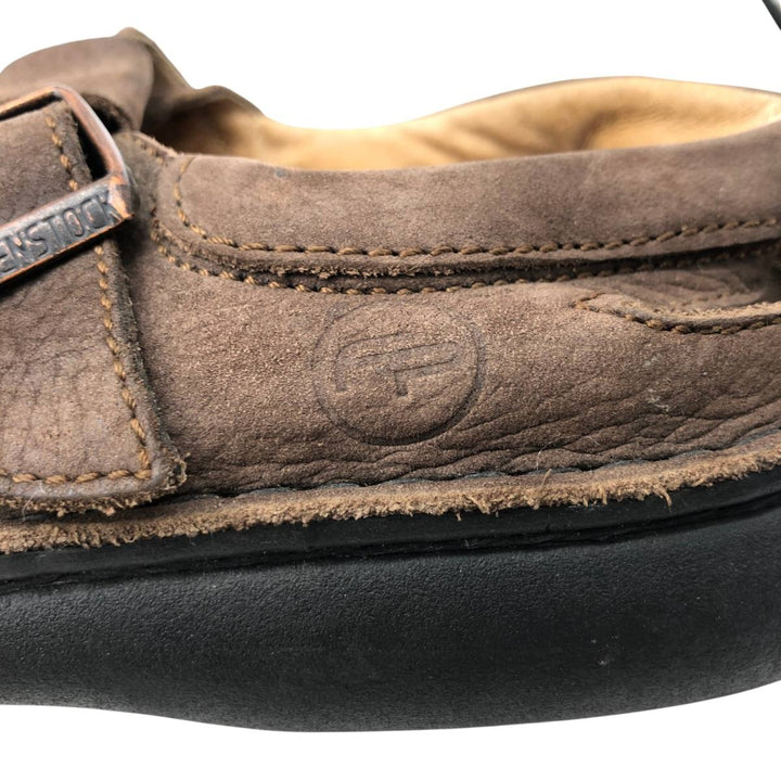 Birkenstock Footprints Leather Sandals Gurkha Sandals Women's 23.5cm genuine leather brown type Vintage Second Hand