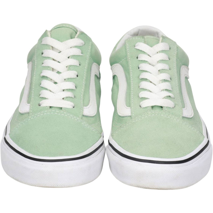VANS OLD SKOOL 7.0 SNEAKER Women's 23.5cm Genuine Leather Suede Mint green Vintage Second Hand