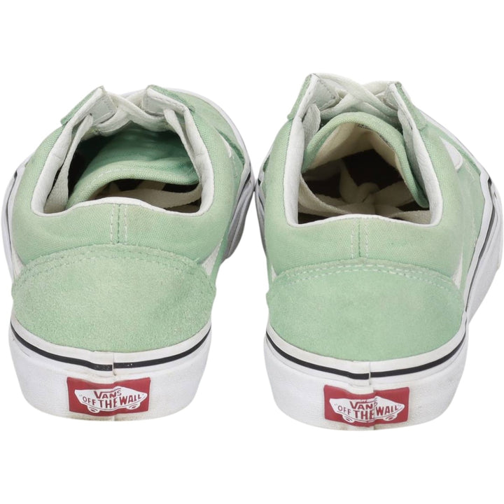 VANS OLD SKOOL 7.0 SNEAKER Women's 23.5cm Genuine Leather Suede Mint green Vintage Second Hand