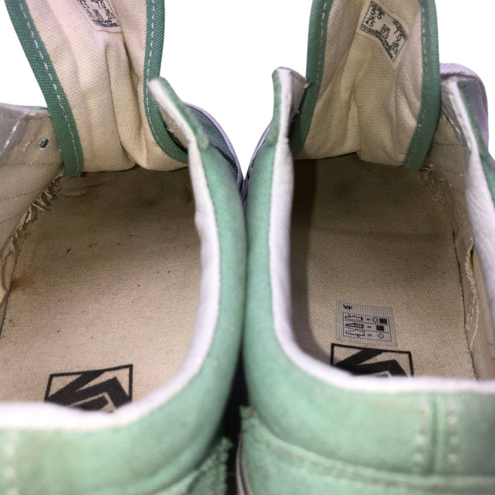 VANS OLD SKOOL 7.0 SNEAKER Women's 23.5cm Genuine Leather Suede Mint green Vintage Second Hand