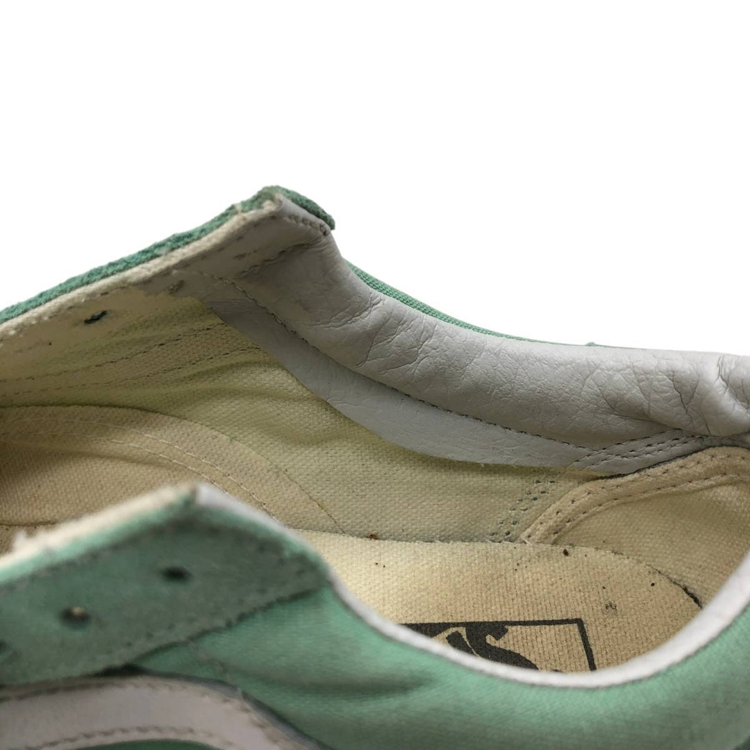 VANS OLD SKOOL 7.0 SNEAKER Women's 23.5cm Genuine Leather Suede Mint green Vintage Second Hand