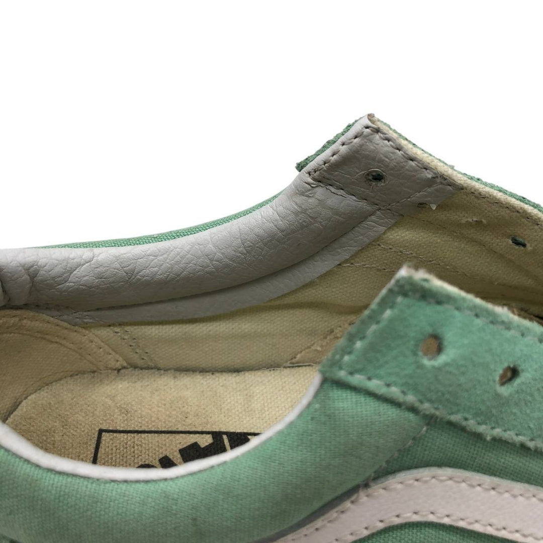 VANS OLD SKOOL 7.0 SNEAKER Women's 23.5cm Genuine Leather Suede Mint green Vintage Second Hand