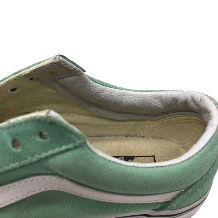 VANS OLD SKOOL 7.0 SNEAKER Women's 23.5cm Genuine Leather Suede Mint green Vintage Second Hand