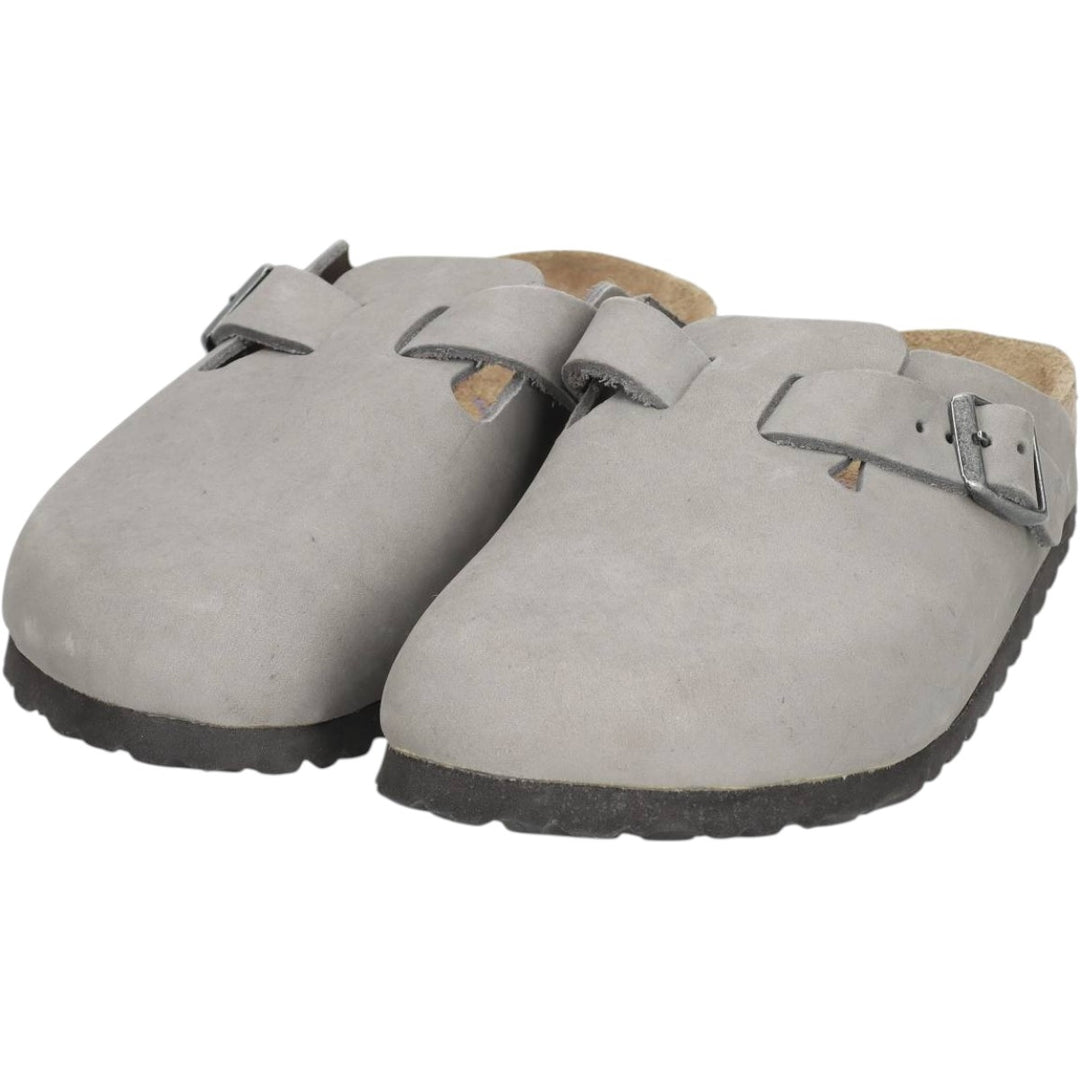 Birkenstock Boston clog sandals, made in Germany, size 36 Women's 23.0cm unclear gray type Vintage Second Hand