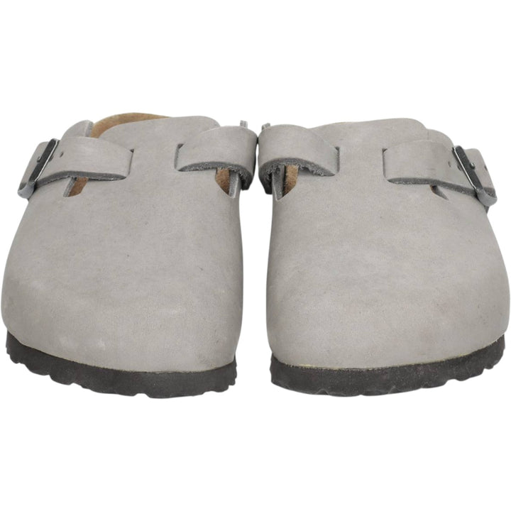 Birkenstock Boston clog sandals, made in Germany, size 36 Women's 23.0cm unclear gray type Vintage Second Hand
