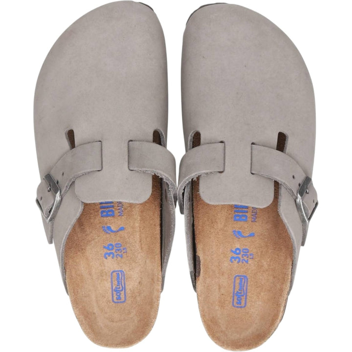 Birkenstock Boston clog sandals, made in Germany, size 36 Women's 23.0cm unclear gray type Vintage Second Hand