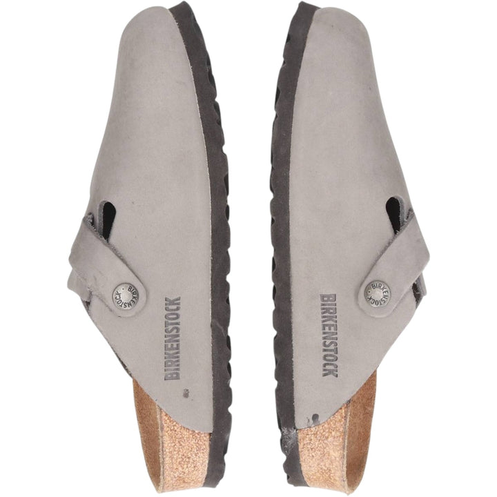 Birkenstock Boston clog sandals, made in Germany, size 36 Women's 23.0cm unclear gray type Vintage Second Hand