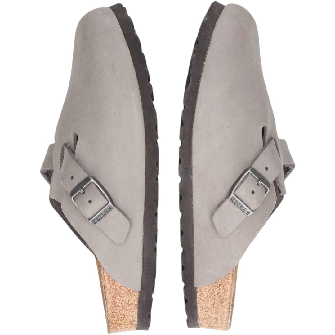 Birkenstock Boston clog sandals, made in Germany, size 36 Women's 23.0cm unclear gray type Vintage Second Hand
