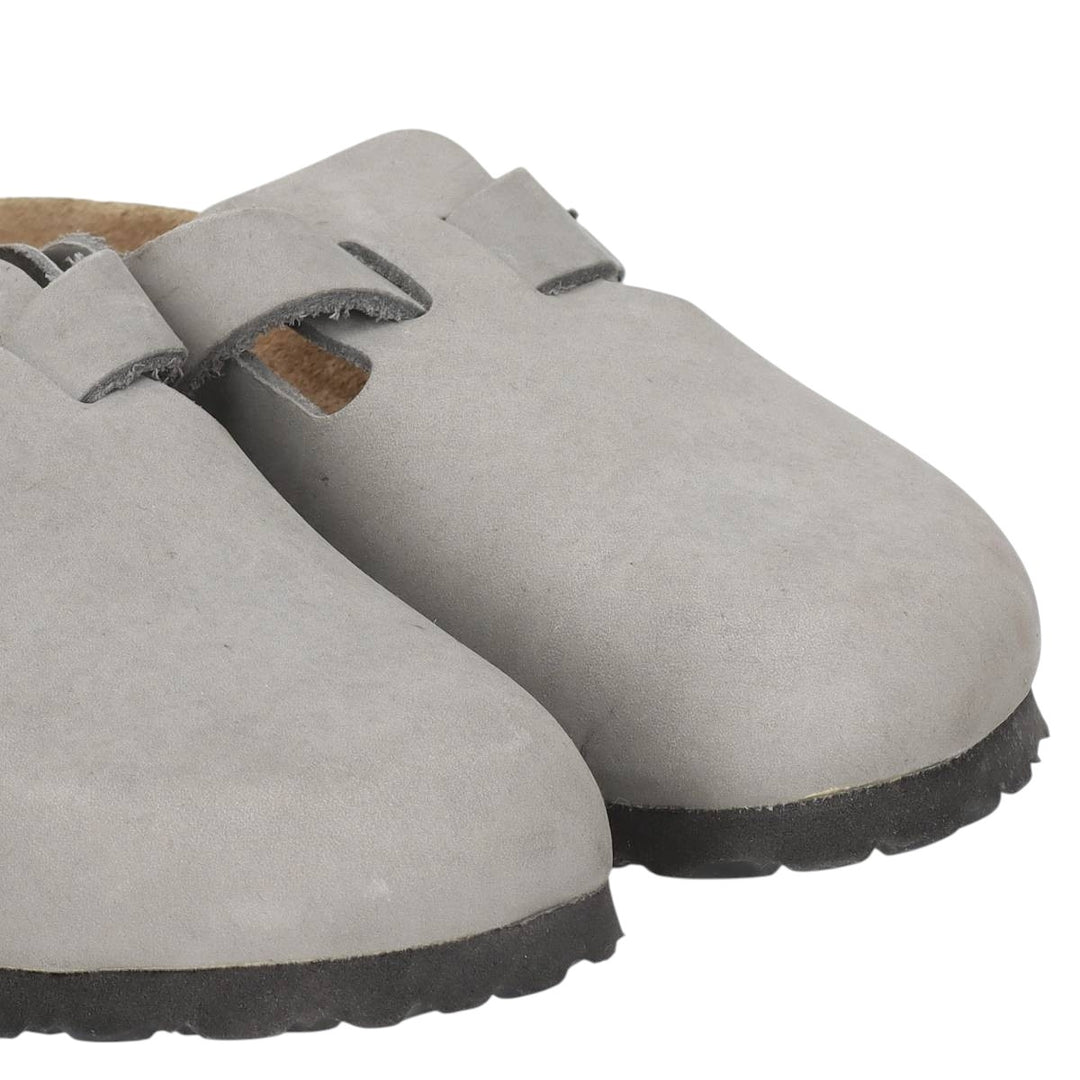 Birkenstock Boston clog sandals, made in Germany, size 36 Women's 23.0cm unclear gray type Vintage Second Hand