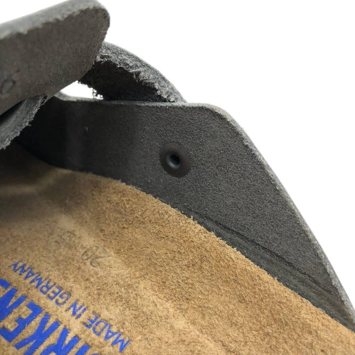 Birkenstock Boston clog sandals, made in Germany, size 36 Women's 23.0cm unclear gray type Vintage Second Hand