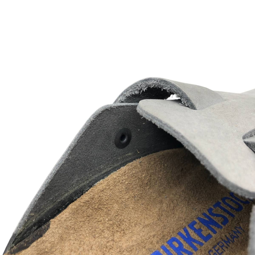 Birkenstock Boston clog sandals, made in Germany, size 36 Women's 23.0cm unclear gray type Vintage Second Hand
