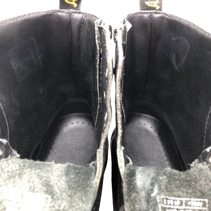 Dr. Martens 1460 Pascal Front Zip Side Zip 8-Hole Boots Size 6 Women's 25.0cm unclear black type Vintage Second Hand