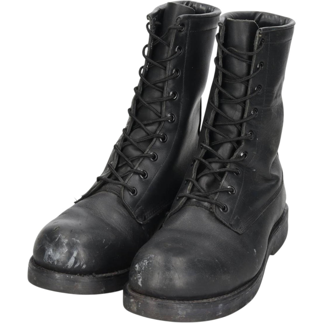 2000s US Military Steel Toe Military Boots, Size 8W Men's 26.0cm unclear black type Vintage Second Hand