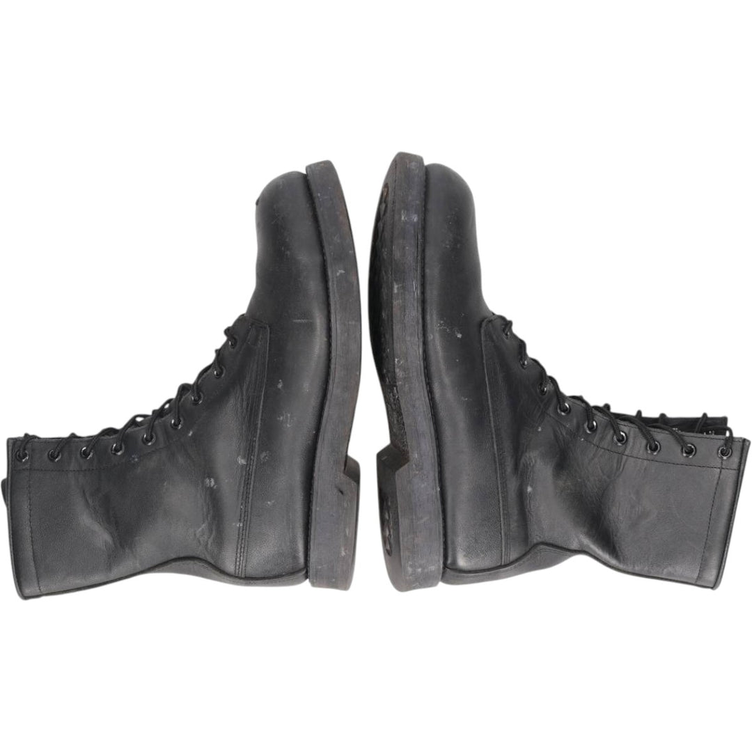 2000s US Military Steel Toe Military Boots, Size 8W Men's 26.0cm unclear black type Vintage Second Hand