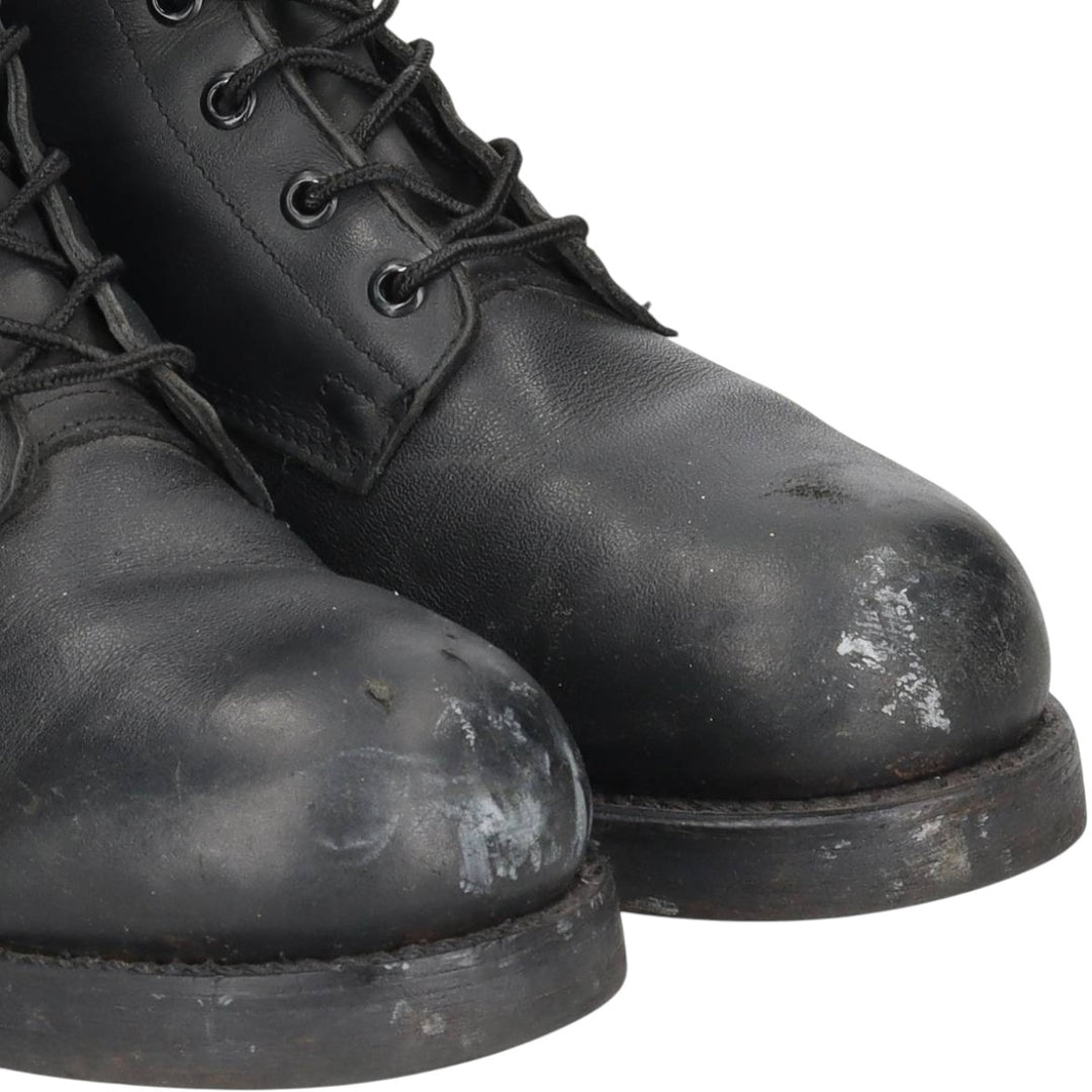 2000s US Military Steel Toe Military Boots, Size 8W Men's 26.0cm unclear black type Vintage Second Hand
