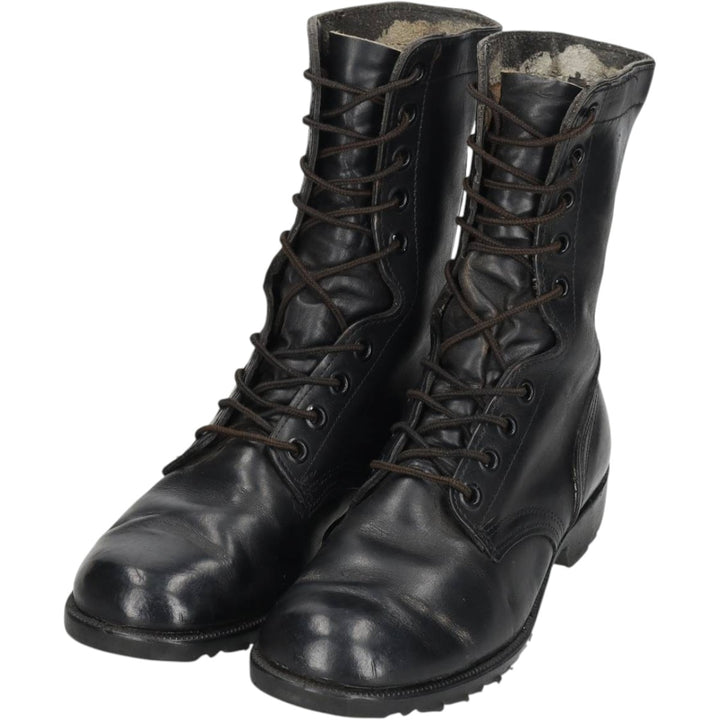 1980s US Military Steel Toe Military Boots, Size 8 1/2 R (Men's equivalent to 10.4"), Vintage /saa010254 Men's 26.5cm unclear black type Vintage Second Hand