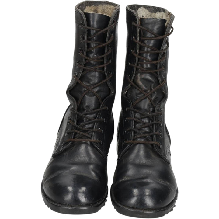 1980s US Military Steel Toe Military Boots, Size 8 1/2 R (Men's equivalent to 10.4"), Vintage /saa010254 Men's 26.5cm unclear black type Vintage Second Hand