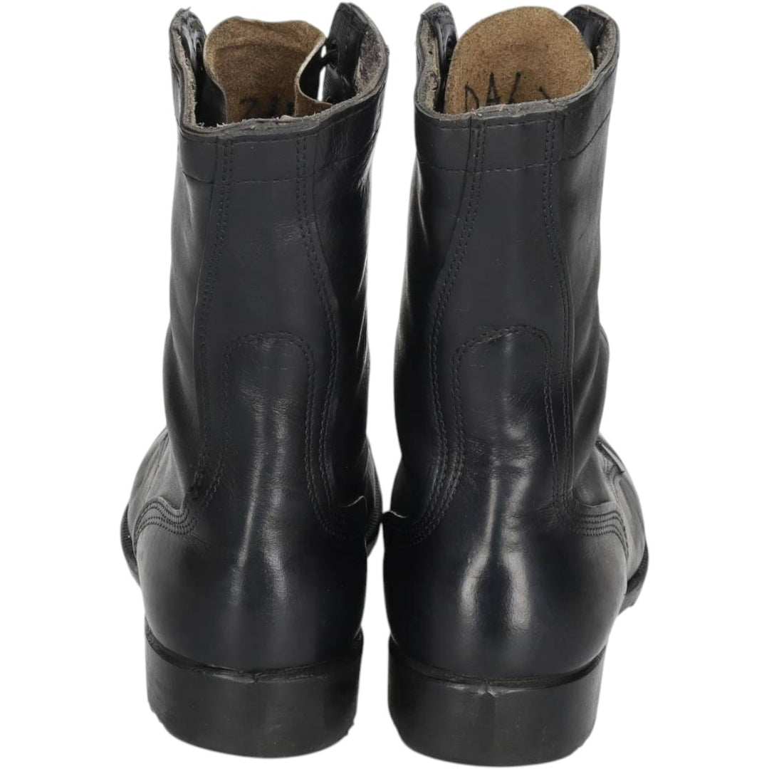 1980s US Military Steel Toe Military Boots, Size 8 1/2 R (Men's equivalent to 10.4"), Vintage /saa010254 Men's 26.5cm unclear black type Vintage Second Hand