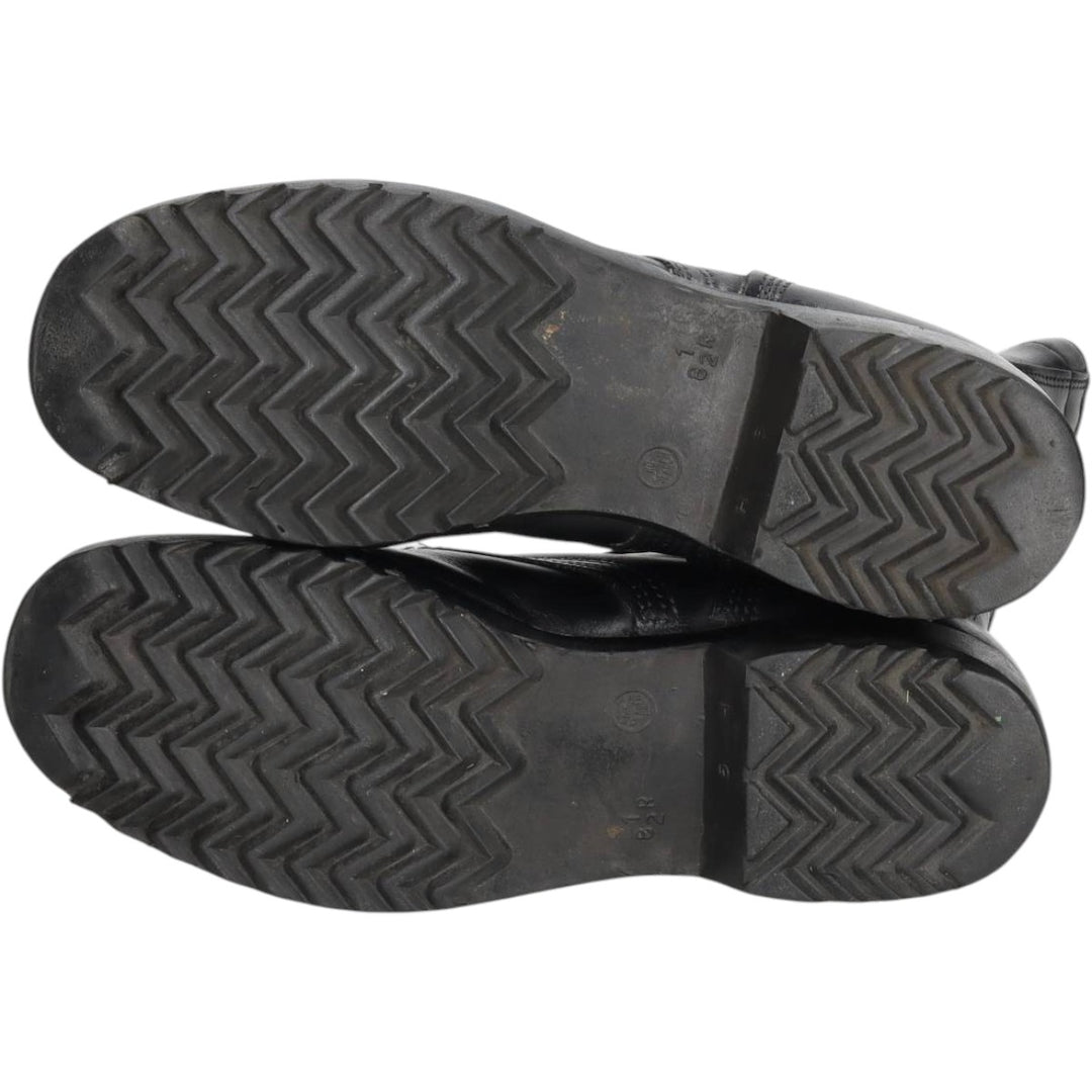 1980s US Military Steel Toe Military Boots, Size 8 1/2 R (Men's equivalent to 10.4"), Vintage /saa010254 Men's 26.5cm unclear black type Vintage Second Hand