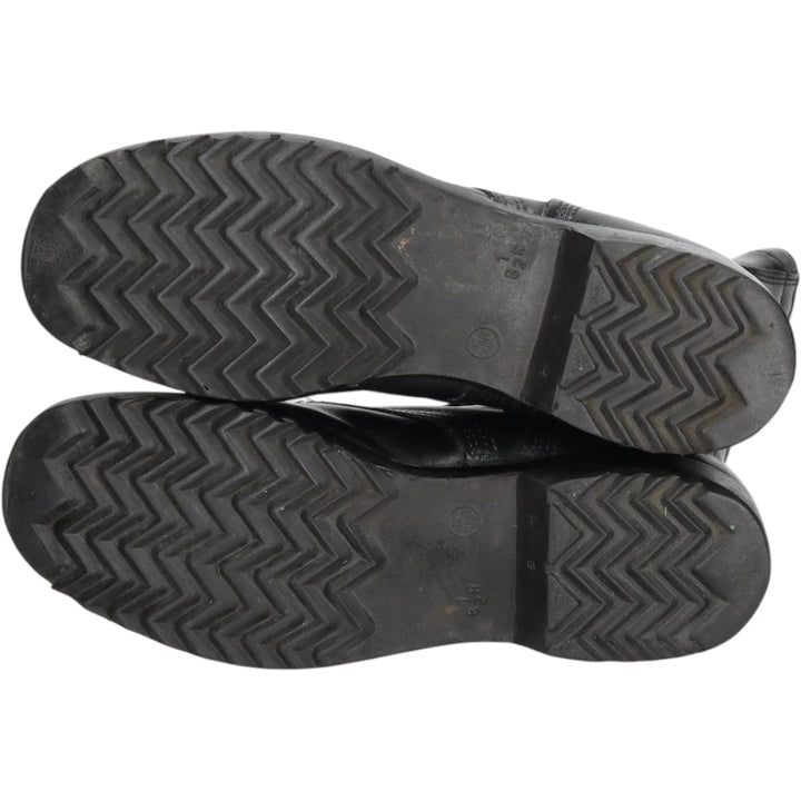 1980s US Military Steel Toe Military Boots, Size 8 1/2 R (Men's equivalent to 10.4"), Vintage /saa010254 Men's 26.5cm unclear black type Vintage Second Hand