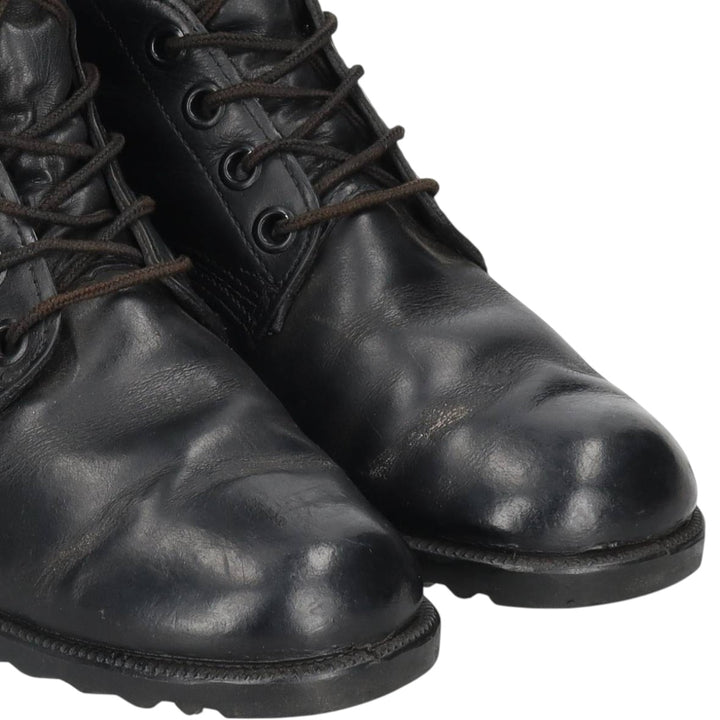 1980s US Military Steel Toe Military Boots, Size 8 1/2 R (Men's equivalent to 10.4"), Vintage /saa010254 Men's 26.5cm unclear black type Vintage Second Hand