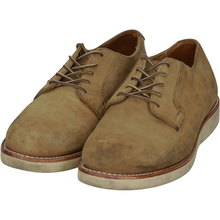 Red Wing 3104 Postman Shoes, Made in USA Men's 27.5cm genuine leather Khaki type beige Vintage Second Hand