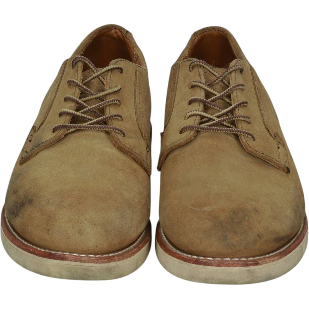 Red Wing 3104 Postman Shoes, Made in USA Men's 27.5cm genuine leather Khaki type beige Vintage Second Hand